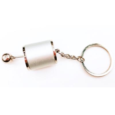 China Metal Six-speed Manual Transmission Gear Shift Lever Car Auto Parts Key Chain for sale