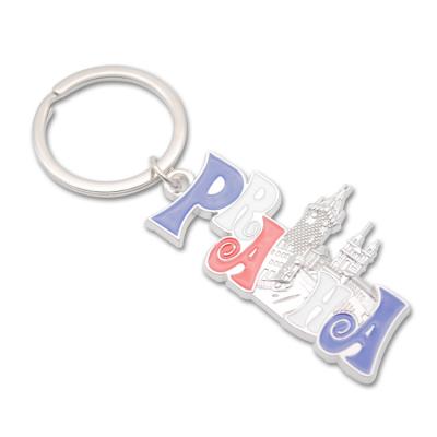 China Czech Republic Metal Souvenir Gift Prague Tourist Souvenir Key Chain for sale