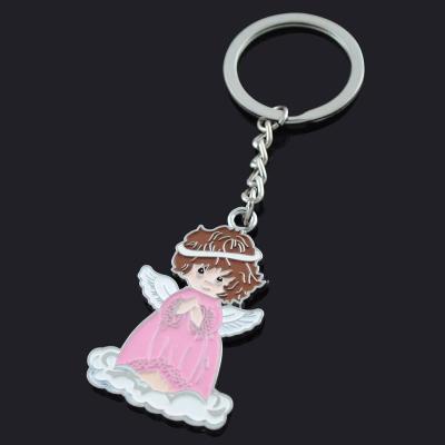 China Custom Girl Cartoon Cartoon Key Chain Angel Key Chain for sale