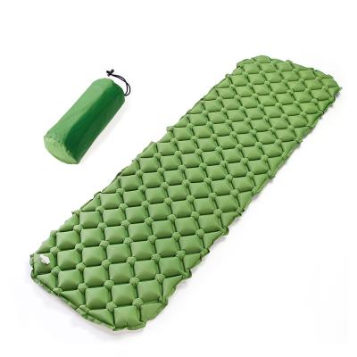 China 40D Outdoor Camping Inflatable Nylon High Quality Nylon Mat Sleeping Pad for sale