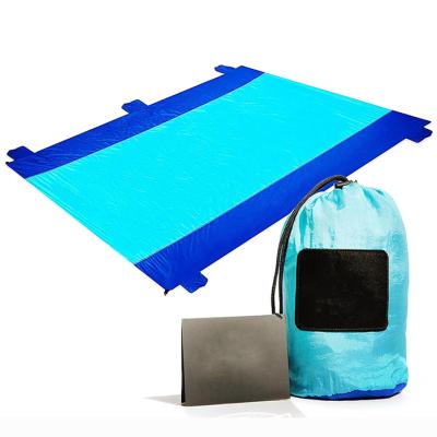 China Best Selling 210X210CM Amazon Large Outdoor Beach Accessories Sand Proof Beach Blanket, Beach Mat, Picnic Mat With Logo for sale