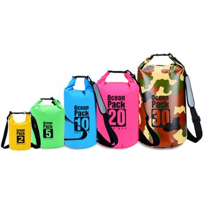 China 2021 Amazon Hot Sale Water Proof Swimming Floating Dry Bag, Waterproof Ocean Pack Dry Bag Keeps Dry Gear With Adjustable Strap for sale