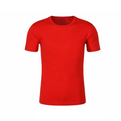 China Anti Shrink Sleeve Outdoor Short Round Neck Sports Quick Dry T Shirts For Men for sale