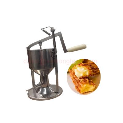 China Cookie Stainless Steel Jam Filler Puff Filling Machine | cream squirt roll filler machine for sale