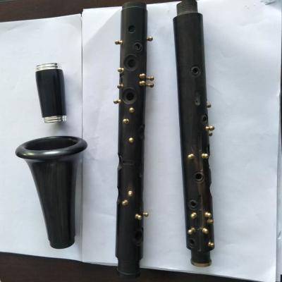 China No Plating German System G Clarinet Semifinished Ebony Hardware for sale