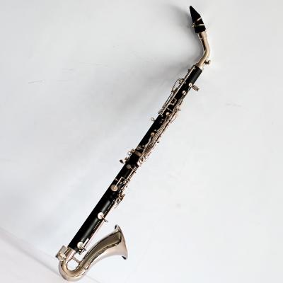 China Professional Bakelite Tone Eb Alto Clarinet Nickel Plated International Standard for sale