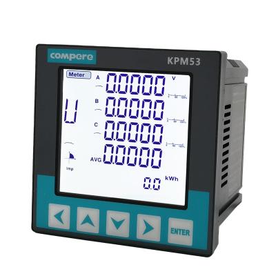 China Programmable digital three phase panel iot electricity meter power analyzer for switchgear KPM53E for sale