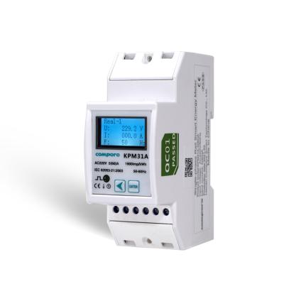 China bidirectional digital watt meter wifi power meter modbus digital electric meter watt meter KPM31A for sale