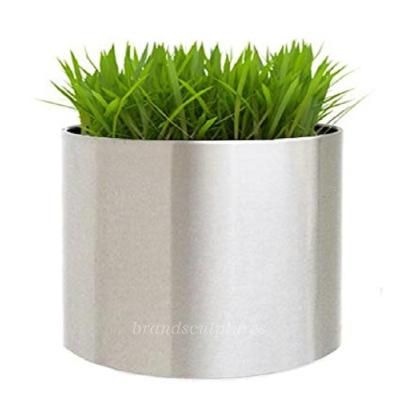 China Artisan Custom Size Matte Hexagon Metal Planter for mall decor for sale