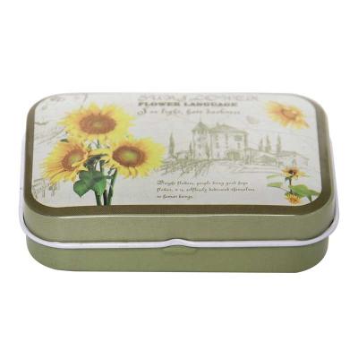 China Sustainable Cute Mini Tin Box With Tie With Tin Can 13 Designs Mixed Mini Portable Packaging Box For Jewelry, Buttons, Organizer, Candy, Pill for sale