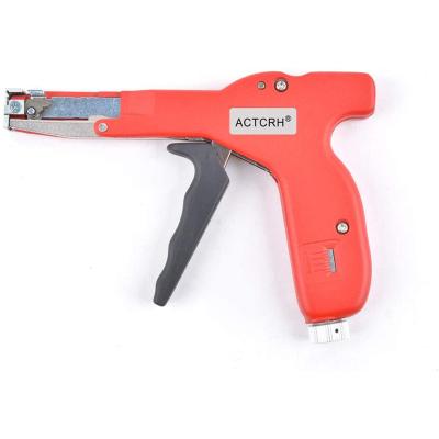 China Easy Operate ACTCRH ACT-CT11N Red Cable Tie Gun for Cable Bundle, Cutting Plastic Nylon Cable Ties for sale