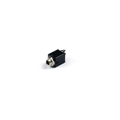 China audio & Video Jack 6.5mm Headphone Jack 6 Pin 2 Channel Audio Stereo Connector Vertical Audio for sale