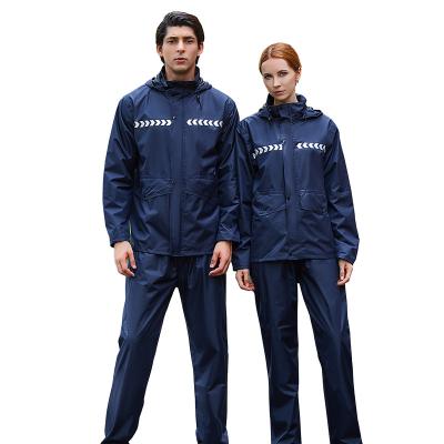 China Wholesale 5000MM Water Auxiliary Adults Rain Coat And Pant Waterproof Raincoat Rain Suit Raincoat With Pant for sale