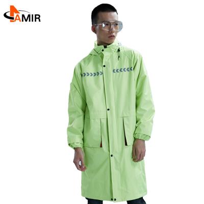 China Raincoat de nouveau de jas bachelor long rainwear nylon hujan pvc polyester for sale