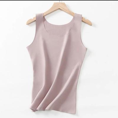 China Wholesale Thermal V-Neckline Inner Thick Vest Camisole Lace Wear Ladies Thermal Underwear For Women for sale