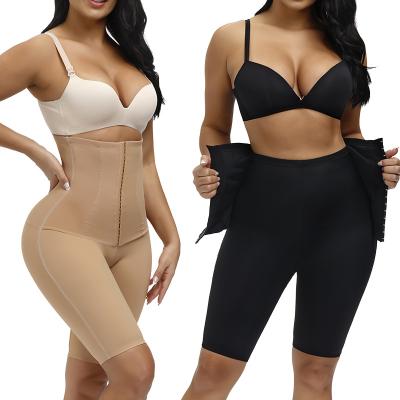 China Hot Sale Women Breathable Trainer Corset Pants 5xl Padded Buttocks High Waist Slimming Pants Shapewear for sale