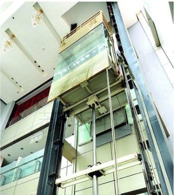 China Elevador hidráulico Gearless do passageiro da tecnologia 35F com sala pequena da máquina à venda