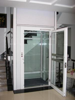 China De Lift van de het Huislift van machineroomless met snelheidswaaier 0.3m/s - 0.4m/s GB7588 Te koop