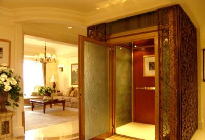 China Safety Residential Home Elevators  / 5F Villa Elevator Machine Room Less for sale