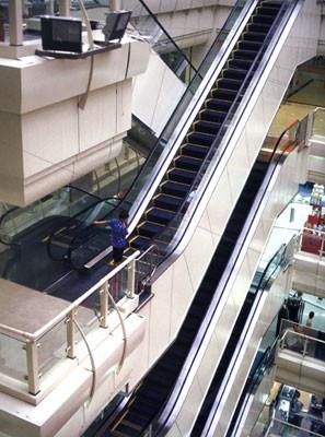 China Market Kasper Automatic Escalator System With Stainless Steel Decoration for sale