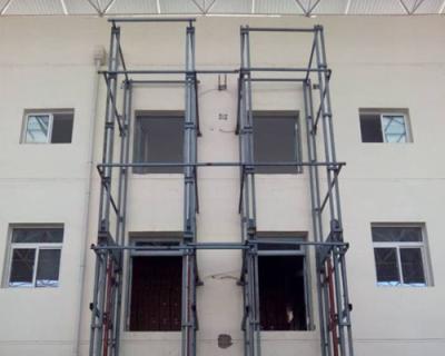 China Kasper Freight Goods Elevator With Permanent Magnet Synchronous Motor  0.5m/S - 1.0m/S for sale