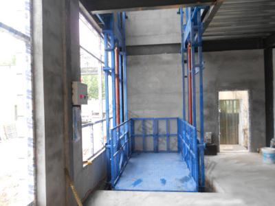 China Industrial Freight Material Lift Elevator With Starting Up Compensation Technology for sale