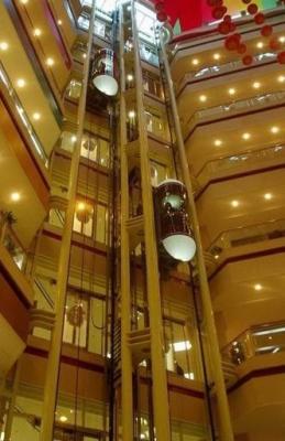 China Machine Room Less Hydraulic Elevator With Perfect Architecture Disign for sale