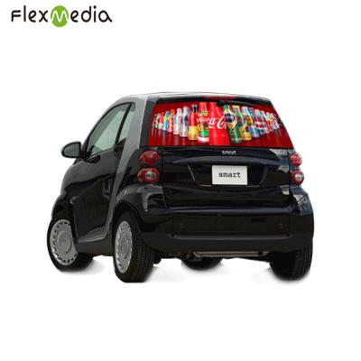 China Any Size OEM High Brightness Rear Window Sound Activated EL Car Sticker for sale