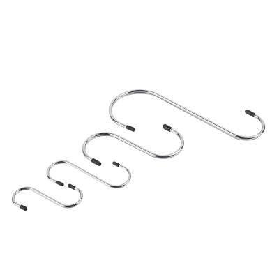 China Waved Lisheng Spring factory produces stainless steel S-type hook shaped spring for sale