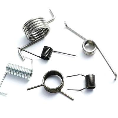 China Coil Lisheng Metal Stainless Steel304 Zinc-plated Torsion Hair Clip Spring for sale