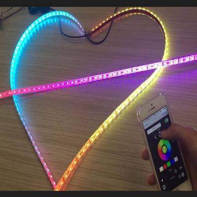 China PVC DV 12V IC ws2811 Dream Color LED Pixel Strip , Chasing Christmas Digital Colorful Strip Light for sale