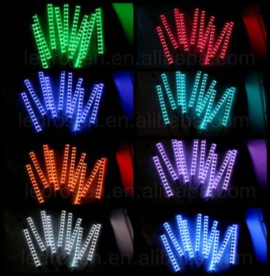 China Wireless Remote Control Multicolor LED Under Car Underbody Neon Strip Auto Light Kits JX-PVC for sale