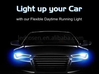 China Lamp Daytime Running Soft Coaster DRL Car Running Lights Soft Tube, LED Teardrop Eyelip Light for sale