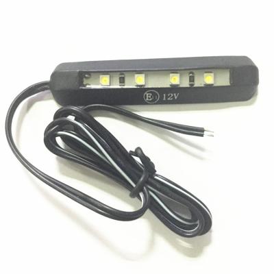 China Motorcycle LED Rear License Plate Lamp 45mm*12mm*7mm for sale