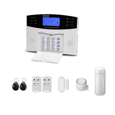 China Wireless Alarm System RFID WIFI GSM GPRS Alarm Home Security APP Panel Remote Control Switchable 9 Languages ​​Card Arm Disarm 500 for sale