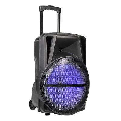 China No 12 Classic Models Trolley Audio Speaker Inches Rechargeable DJ Cart Speaker With LED Light for sale