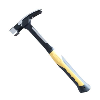 China One Piece Forged Nail Hammer TOPWT 16oz Antivibe Carpenter Framing Nailing Claw Hammer for sale