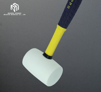 China Rubber Hammer Used For Flooring Face Hammer Forge Training Double Faced Rubber Hammer for sale