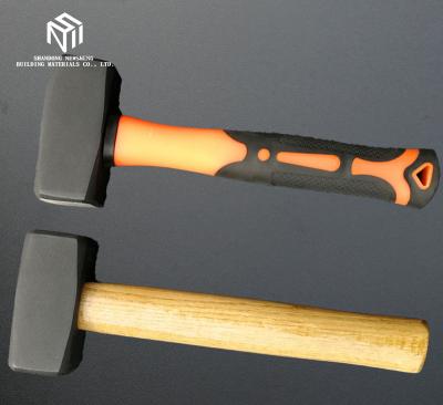 China Stoning Hammer Linyi Hand Tools Factory Forged Stoning Hammer Handle for sale