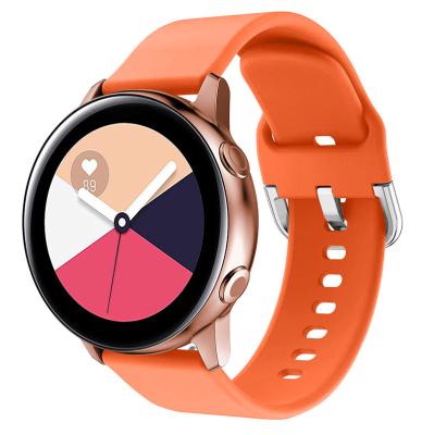 China Feeling IN RUNNING Watchband Sport Replacement Strap Silicone Band For Samsung Galaxy Watch 4 for sale