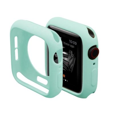 China Hot Selling Clear Watch Case Full TPU Smart Watch Cover Protector Cover For Apple Watch Cover 38mm 42mm 40mm 44mm for sale