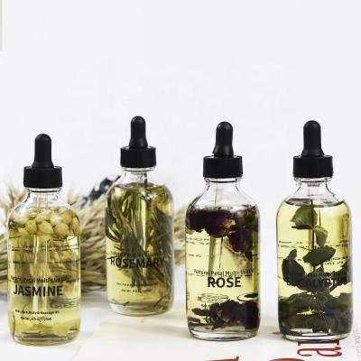 China Pure Skin Revitalizer RONIKI Design Private Label Aromatherapy Body Oil Flower Massage Oil Set New for sale