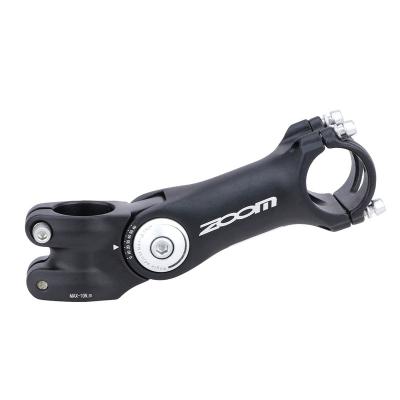 China Durable Wholesale ZOOM MTB Stem 31.8*28.6 75/105/125mm For XC Mountain Road City Bike Adjustable Stem Mountain Bike Bicycle Parts for sale