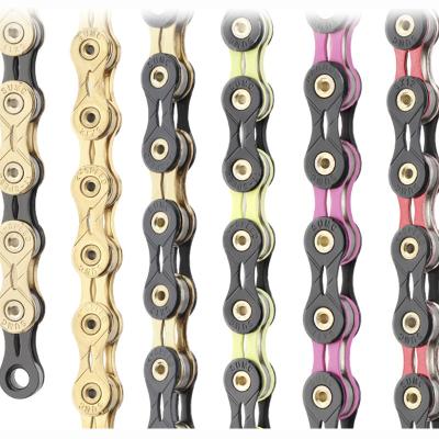 China High Quality Hollow Chain Color Diamond Chain Bicycle Parts Road Bike/MTB SUMC Bicycle Chain SL11s12s Mountain Bike Road Bike for sale