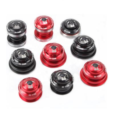 China Bicycle Bearing Helmet 34/42-52/44/44-55/44-56mm Mountain Bike Tapered Helmet Bearings Cup Set Tapered Head Tube TW-WZ2104 for sale