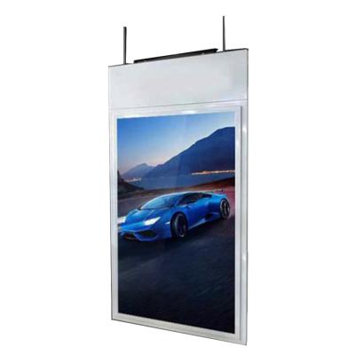 China Hot Selling Indoor Product Ceiling Mount High Brightness Digital Signage Transparent Screen for sale