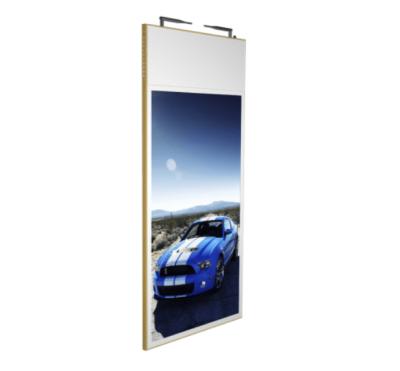 China Indoor Chinese Supplier 43Inch 700Nits Ceiling Mount High Brightness Double Sided Screen for sale