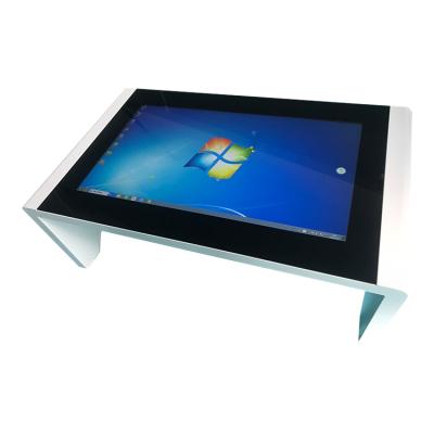 China Fixed 43 49 55 Inch Smart Interactive Entertainment Windows Table Multitouch Table for sale