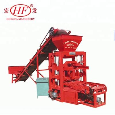 China QT4-26C Manual Concrete Hollow Block Making Machine Cement Block Maker Machine for sale