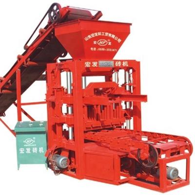 China QTJ4-26C Concrete Manual Hollow Block Making Machine for sale